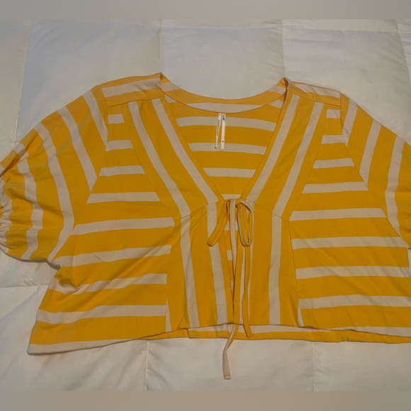 Anthropologie Sunlit Stripe Top - Picture 1 of 4